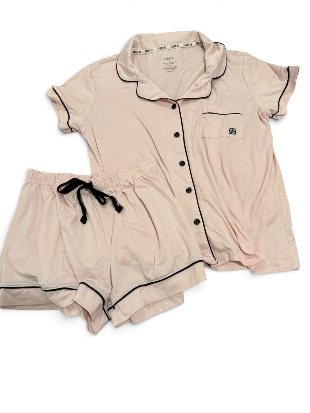 Born Pink Pajama Shorts Set